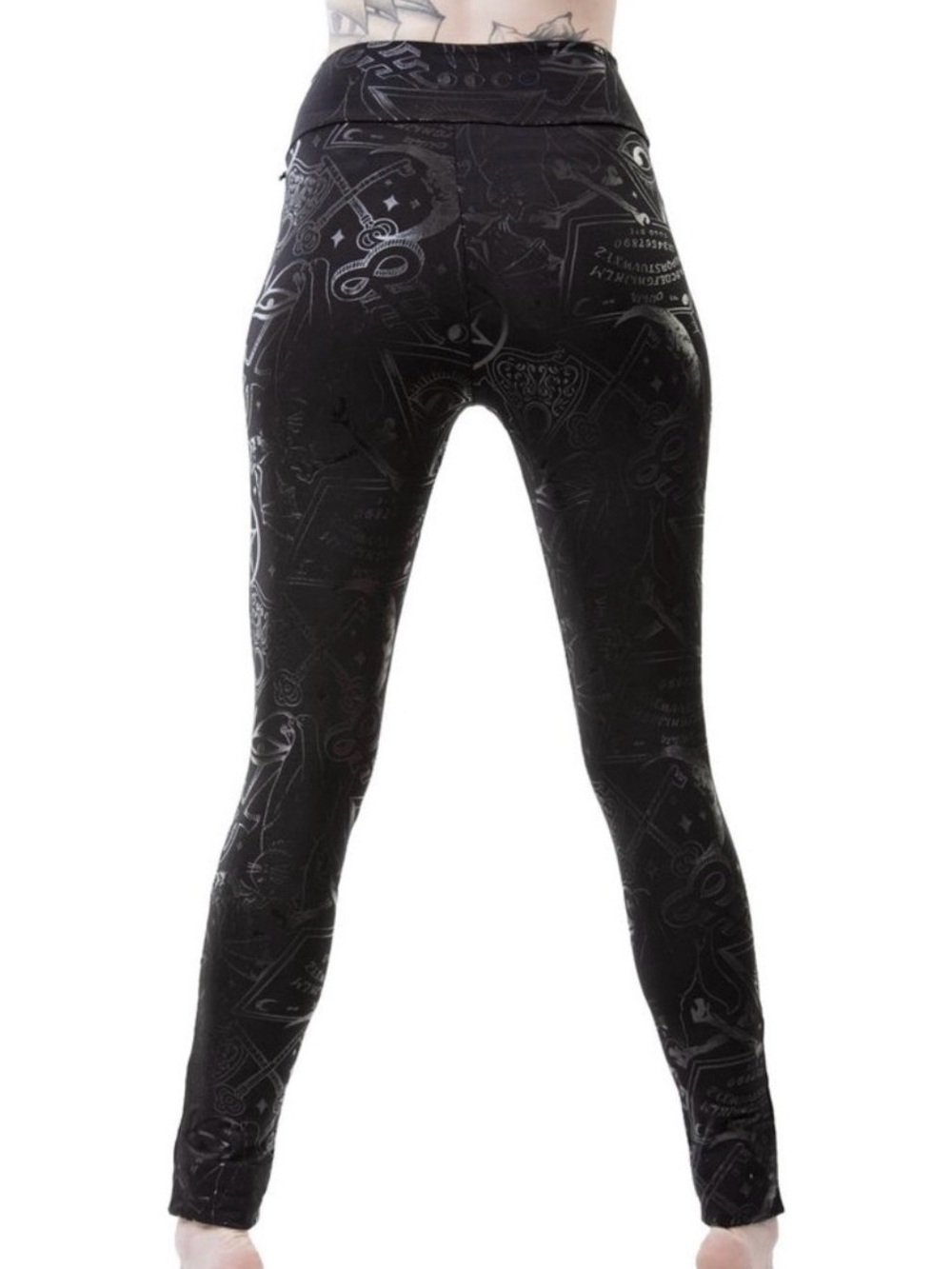 Killstar Grave Leggings - Picture 3 of 7